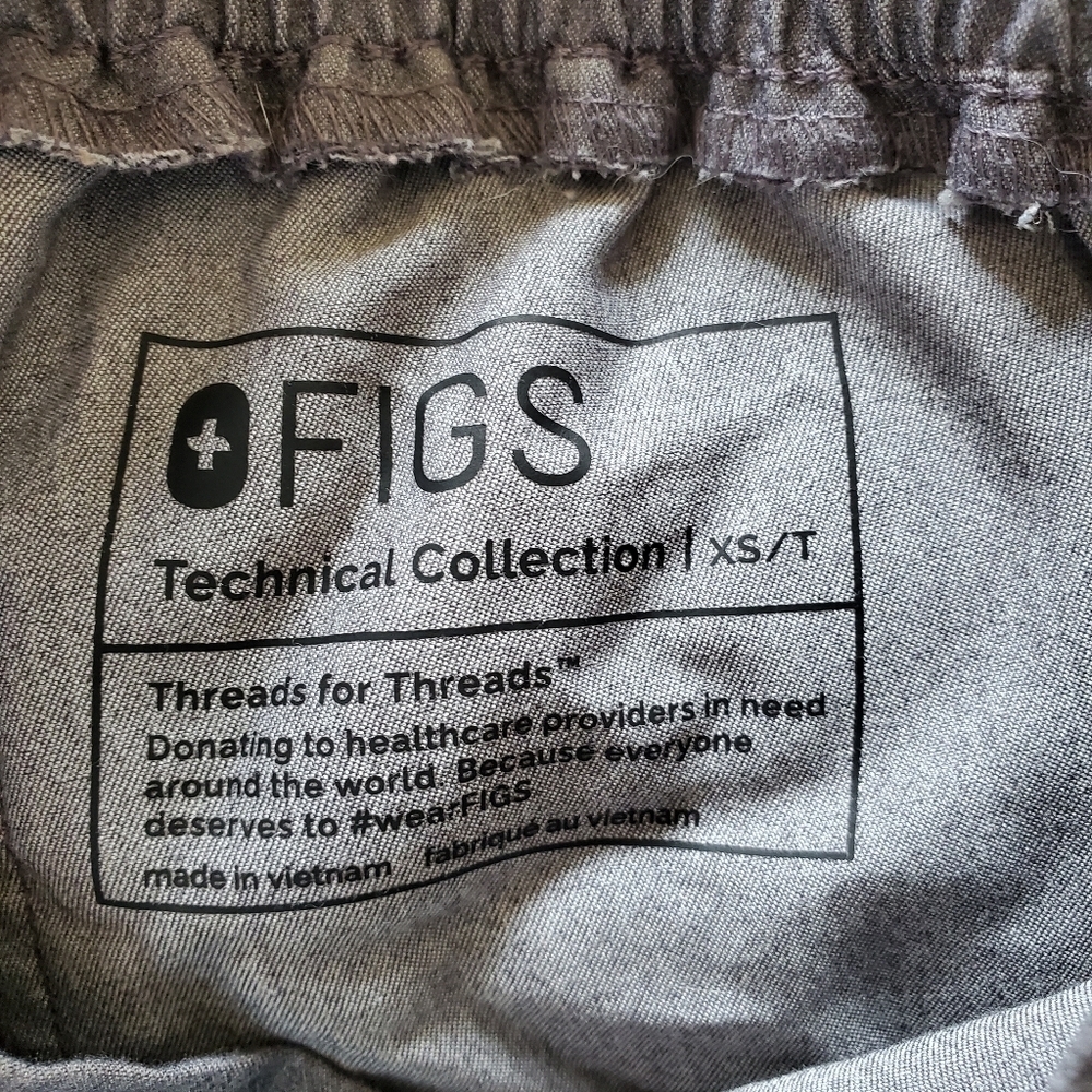 Figs Straight Leg Scrub Pants.   Size XS - Picture 8 of 8